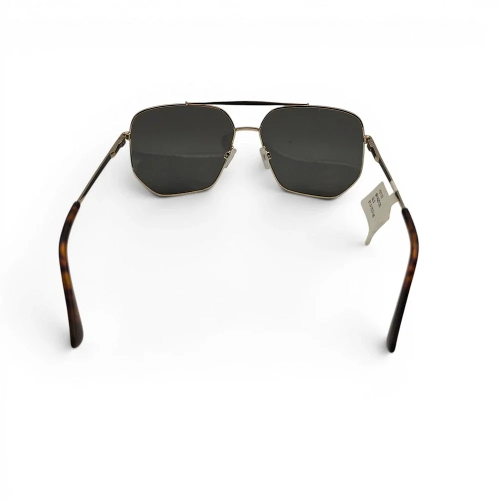 Phat Farm Mens Aviator Sunglasses Gold Geometric HV110 GLD 61-15-145 NWT